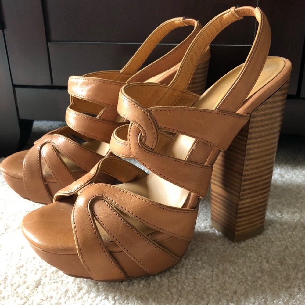 Block Heel Platform Sandal